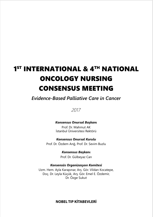 libraryturk.com 1st ınternational & 4th national oncology nursing consensus meeting evidence - based palliative care in cancer