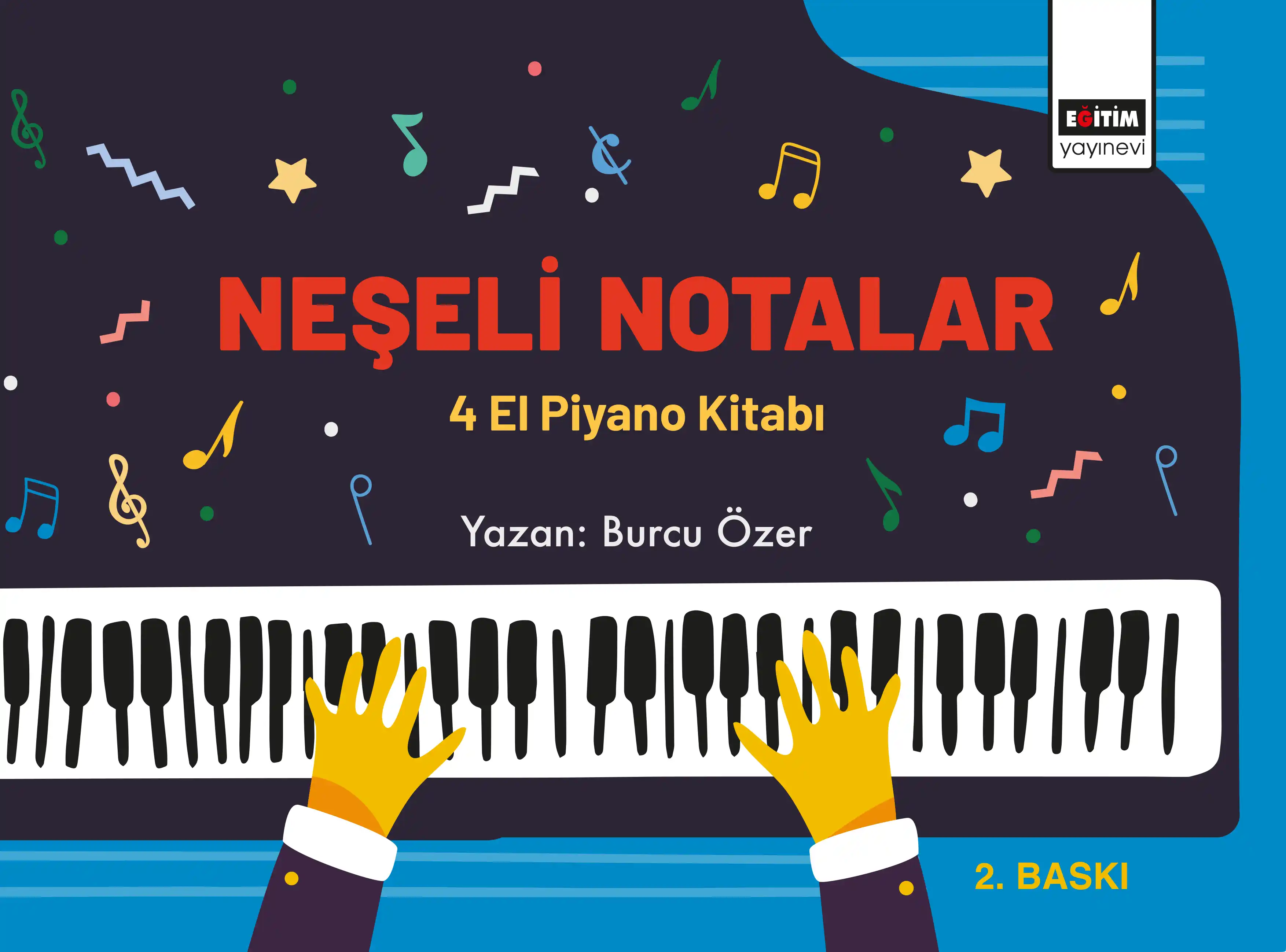 libraryturk.com neşeli notalar 4 el piyano kitabı