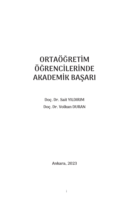 libraryturk.com ortaöğretim öğrencilerinde akademik başarı
